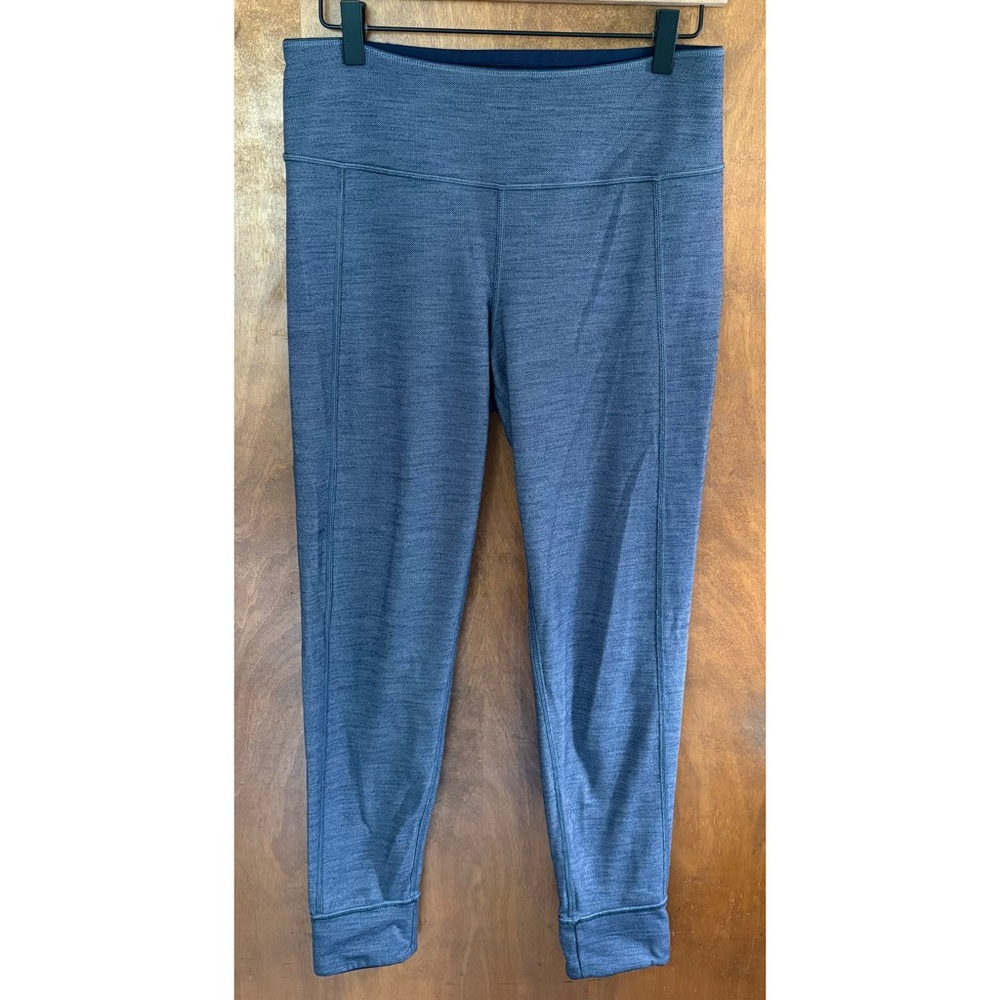 Kuhl Transcendr Gray Knit Leggings Medium High Rise Rugged Hiking Active Gym